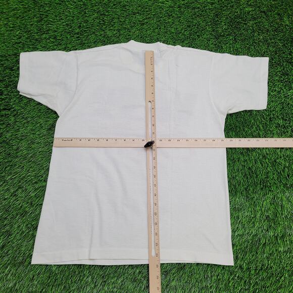 Vintage 1992 WCSS Basketball Camp Shirt Medium 19x25 White - Picture 3 of 15